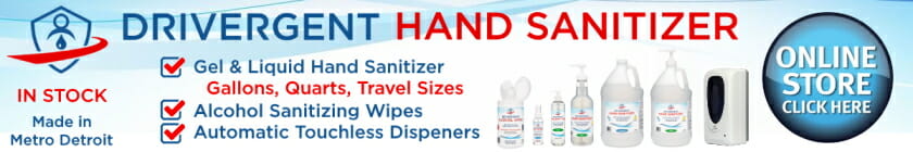 Drivergent Hand Sanitizer Store Banner